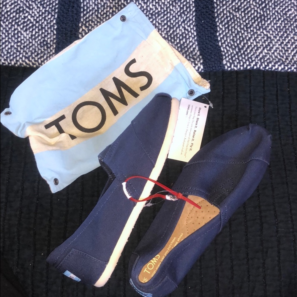TOMS - BLUE CANVAS 6.5